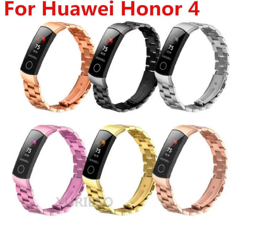 DHL, 20 шт., Миланский металлический ремешок для huawei Honor Band 5, 4, ремешок для часов, браслет из нержавеющей стали для huawei band 4, браслет