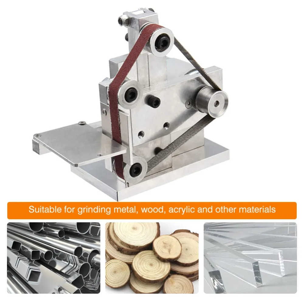 110/240V Mini DIY Electric Belt Grinder Sander Polishing Grinding Machine Edge Sharpener Metal Wood Sanding Machines EU/US PLUG |