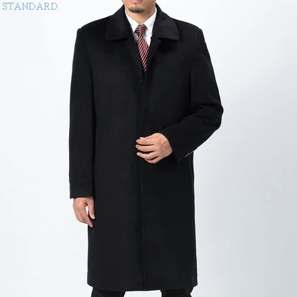 Зимнее шерстяное пальто AYUNSUE мужские куртки супертеплая длинная парка мужское с