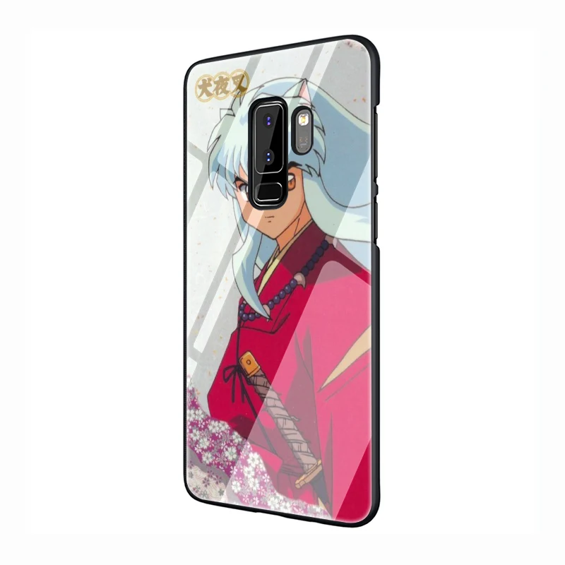 G14 Inuyasha закаленное Стекло мягкий чехол для телефона для samsung Galaxy S7 край S8 S9 S10 Note 8, 9, 10, плюс A10 A20 A30 A40 A50 A60 A70 - Цвет: G14