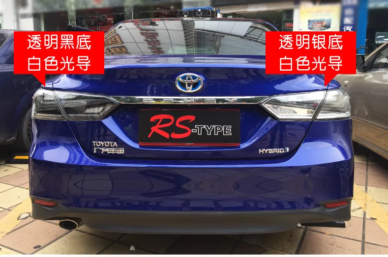 Автомобильный Стайлинг для Toyota Camry задние фонари Camry светодиодный задний фонарь DRL+ Динамический сигнал поворота+ тормоз+ задний фонарь заднего хода 4 шт