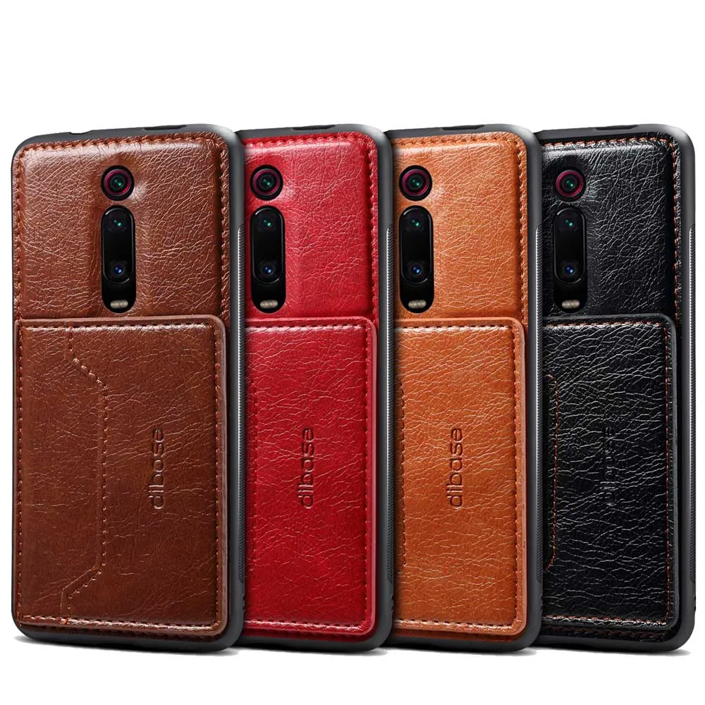 Для Xiao mi Red mi K20 Pro Чехол Силиконовый мягкий бампер держатель для карт кожаный чехол для Xiaomi mi 9t Pro K20 чехол Магнитный чехол