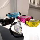 Голографическая поясная сумка с блестками, Женская поясная сумка, Женская поясная сумка с лазерным рисунком, Женская поясная сумка, поясная сумка, новинка 2018