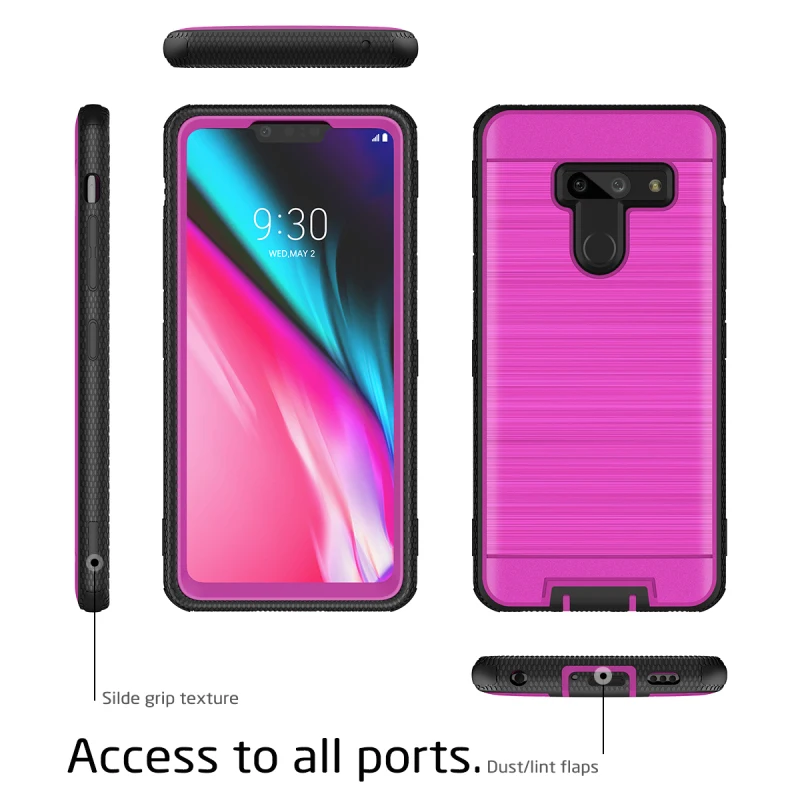 Защитный жесткий чехол 2 в 1 для LG G8, чехол ThinQ из поликарбоната, силиконовый ударопрочный защитный чехол для LG V50 ThinQ 5G