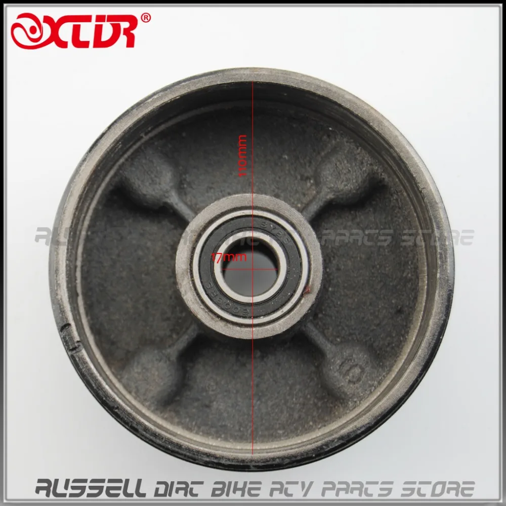 Тормозной барабан Quad Core ступицы колеса распорки обод для 50 70 110 125 150 cc ATV