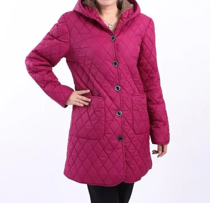 Женская зимняя куртка средней и длинной длины большие размеры | одежда