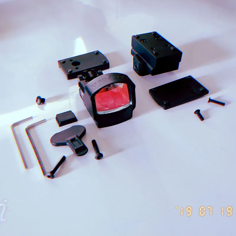 SOTAC GEAR Тактический DP Pro Красный точечный прицел для винтовки с привет крышкой 1913 и