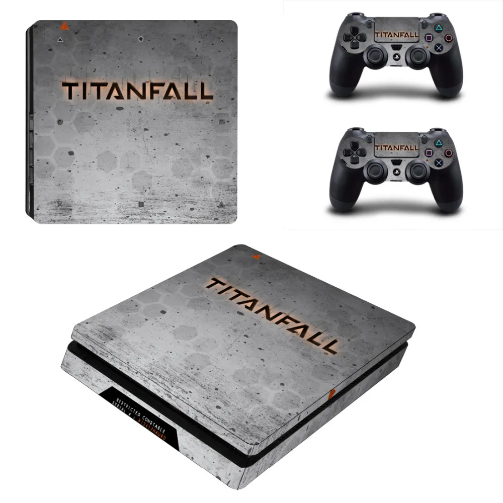 Titanfall 2 наклейка PS4 тонкая кожа Стикеры для Sony Игровые приставки 4 консоли и
