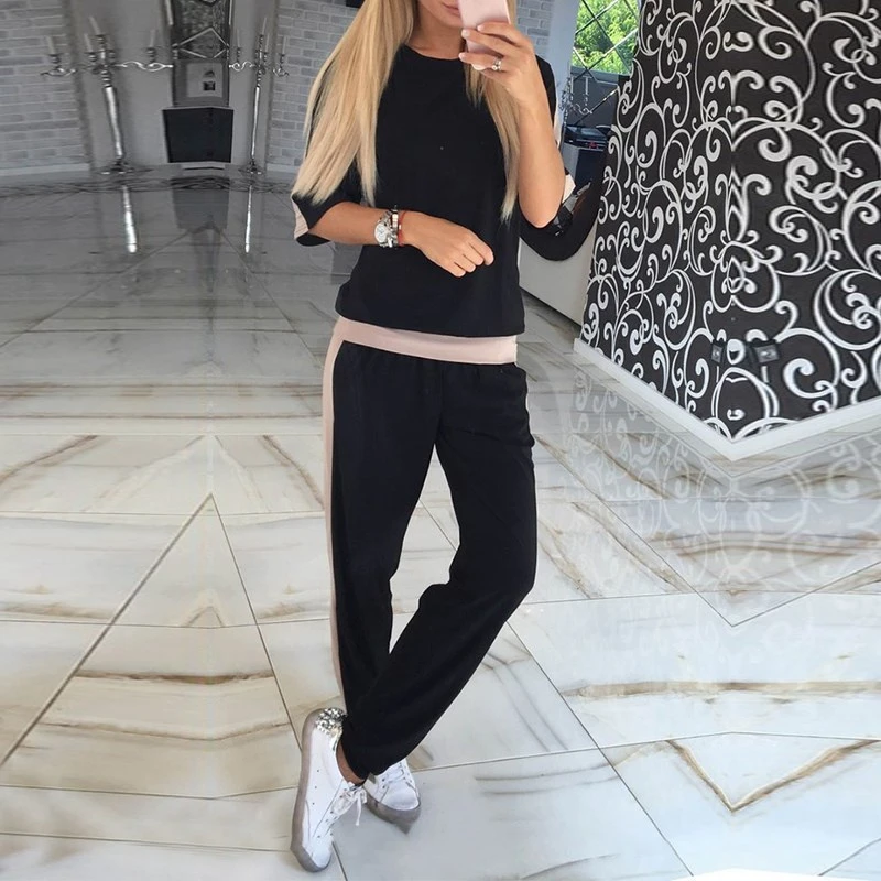 

ZOGAA Women 2 Pieces Set Casual Tracksuit Newest Autumn O Neck Sporting Suit Two Pieces Sets Women Sportswear Sweat Set Outfits