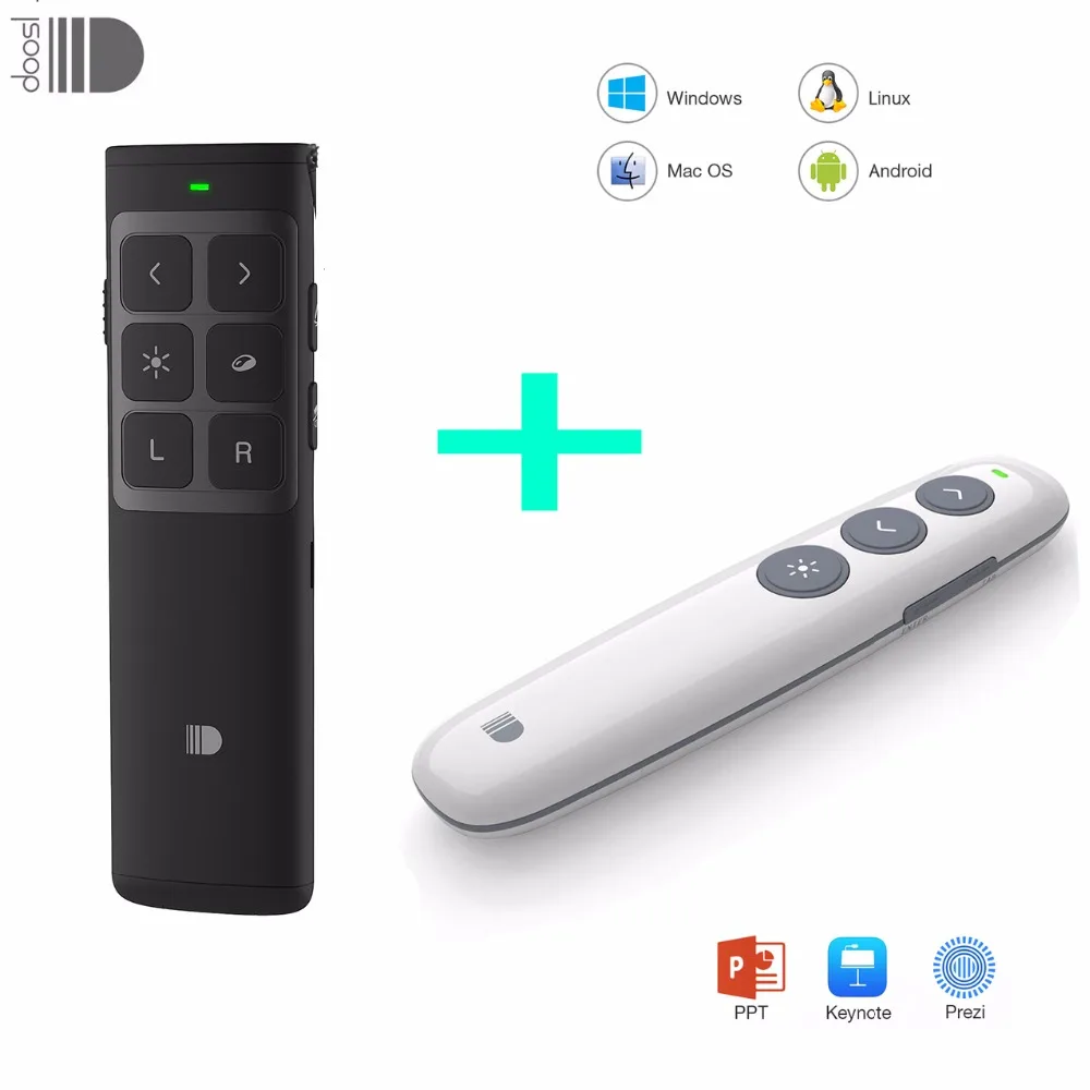 Беспроводная мышь презентатор Doosl 2 4 ГГц шт.|remote control usb|rf remote controlrf |
