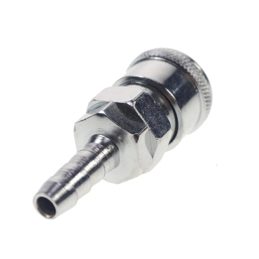 

(2) SH20 1/4" Barb 1/4" Body Pneumatic Air Quick Coupler Socket Connector