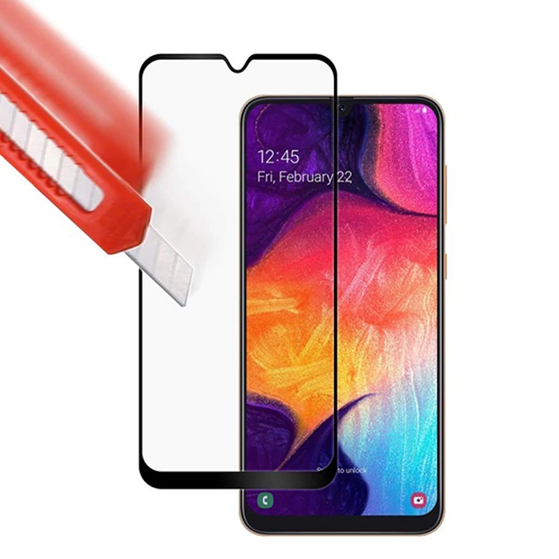 Закаленное 3D стекло с полным покрытием для Samsung Galaxy A20 A20E защитная пленка всего