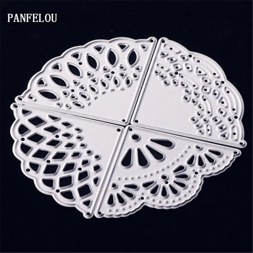 40x40mm PANFELOU Краски цветок металлу бумажная заготовка Трафаретный вырубной штамп для Скрапбукинг вам возможность самостоятельно украсить свой телефон, свадебных торжеств на ручка карты - Цвет: 40x40mm