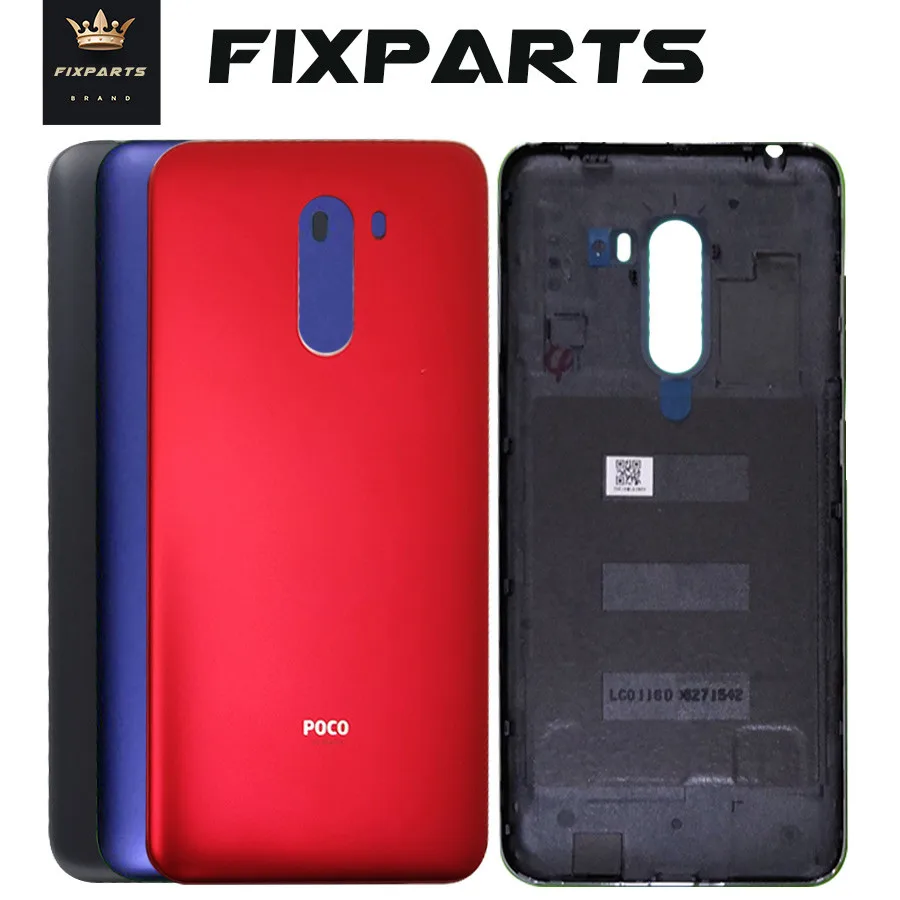 Для Xiaomi Pocophone F1 Задняя крышка батареи пластиковая Дверь Корпус Замена жесткий