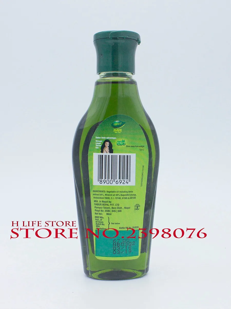 Оригинальное индийское масло для волос Dabur Amla, натуральная доброта индийского крыжовника для красивых волос, чистый уход за волосами, 90 мл