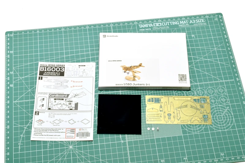 1/160 весы Junkers D-1 DIY Металл 3d головоломка собранная модель летательного аппарата планер латунные украшения игрушки самолеты Изысканные Подарки