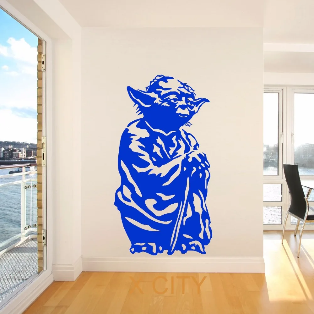 YODA Плакат Звездные войны новая виниловая настенная художественная наклейка