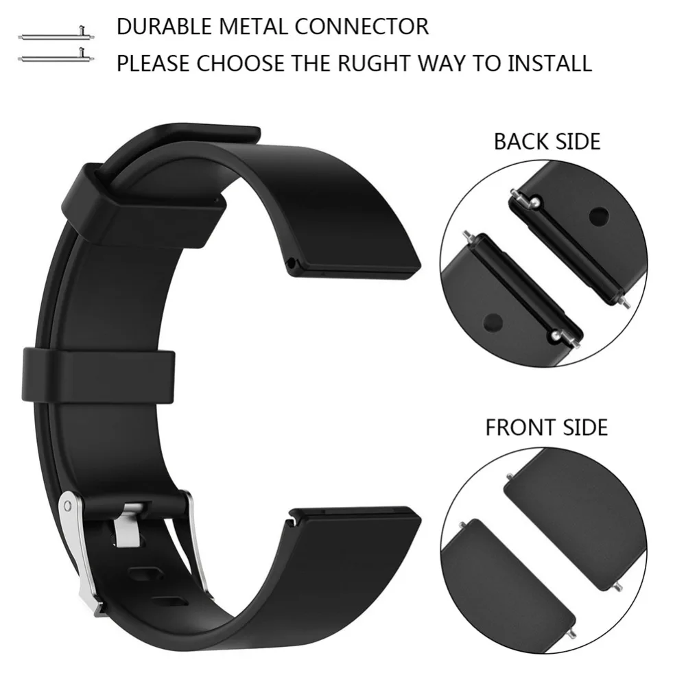 Силиконовый ремешок для часов versa Воздухопроницаемый браслет Smartband сменный