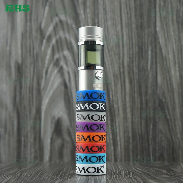 2017 Горячие нескользящей mod силиконовые кольца электронная кремния smok логотип VAPE