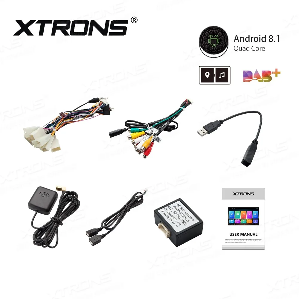 XTRONS 10 1 &quotAndroid 8 Автомобильная Мультимедийная система плеер для Toyota RAV4 2012 2016 gps