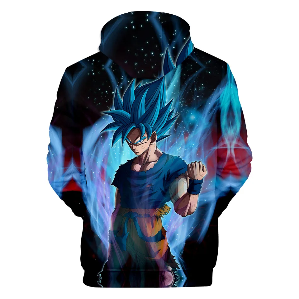 3D Аниме Толстовка Dragon Ball Z с карманом, толстовки с капюшоном, Poleron Hombre, уличная одежда, Sudadera Dragon Ball, толстовка с капюшоном, мужская куртка
