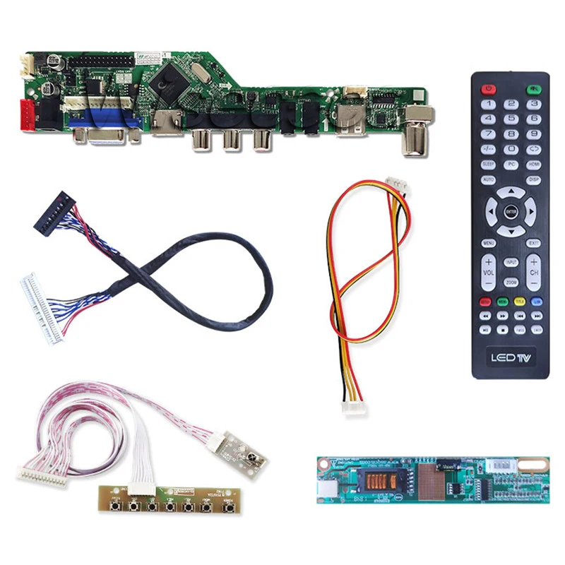 ТВ VGA AV USB Аудио ЖК-панель управления для 1280x800 B154EW01 V0/V1/V2/V4/V5/V8/V9 B154EW02 V0/V1/V2/V3/V5/V6/V7