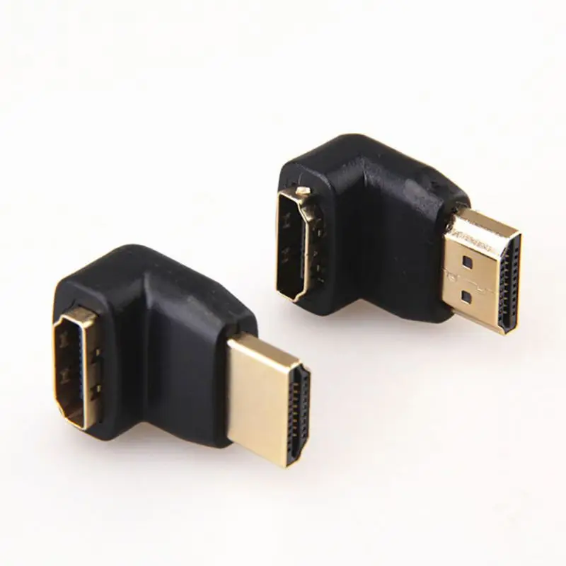 HDMI Кабельные адаптеры конвертеры с углом обзора 270/90 градусов штекер к гнезду для