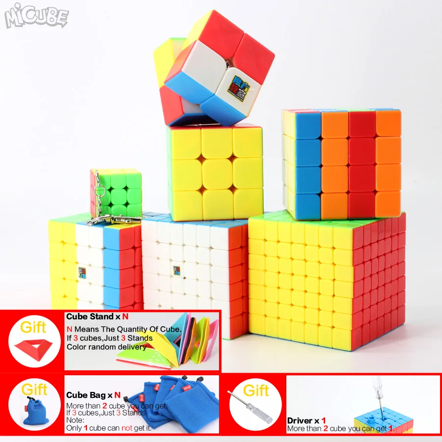 Волшебная Скорость кубик 3х3х3, 2x2x2 4x4x4 5x5x5, 6x6x6 7x7x7 Cubo Magico, 2x2/oneplus 3/OnePlus x 3 4x4 5x5 6x6 7x7 Головоломка Куб Meilong игрушка малыш подарки