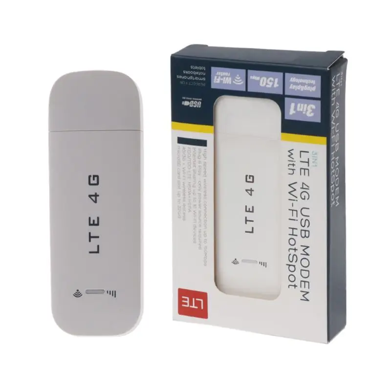 4G LTE USB модем сетевой адаптер с WiFi точка доступа SIM карта беспроводной