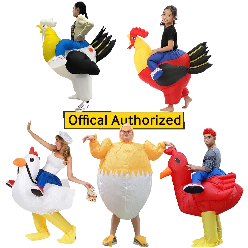 

Halloween Cosplay Inflatable Rooster Costume Blow Up Party Carnival Fancy Dress Purim Adult Chicken Hen Stag Night Men Halloween