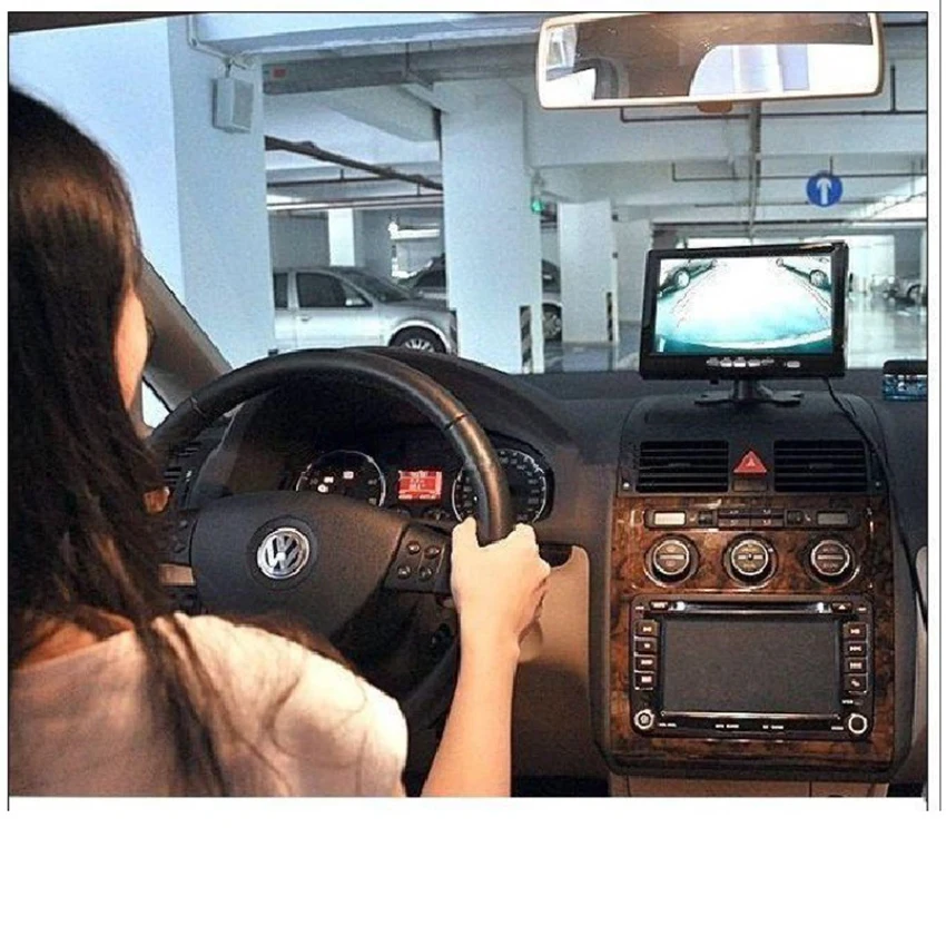 Цветной автомобильный монитор 7 &quotTFT LCD 2 видео вход подголовник DVD