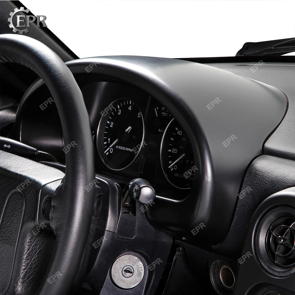 Для Mazda MX5 NA MK1 Miata углеродного волокна кластера Surround(РЖС) настройки части отделка для MK1 Miata подкладке углерода приборной панели Surround
