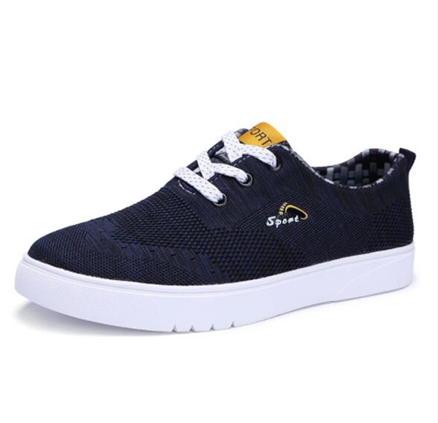 

Men's Shoes Low Upper Four Seasons Casual Shoes Korean Vversion of The Trend of Wild Flying Woven Men's Shoes Single