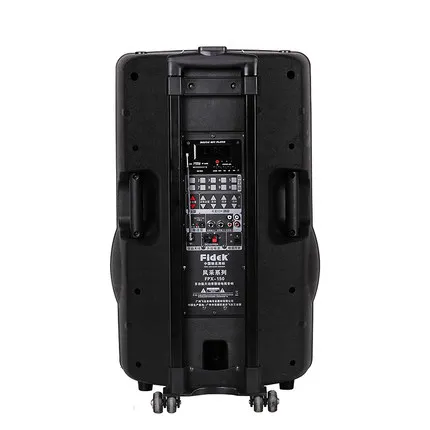 

Fidek Fpx-151bt Professional Audio Mobile Speaker Trolley Speaker Battery High-power Outdoor 2-way Speaker 15 Inch With Remote