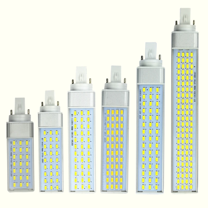 Светодиодная лампа кукуруза 10 Вт 12 15 18 20 25 E27 G24 G23 осветительная SMD 5730/5630 прожектор