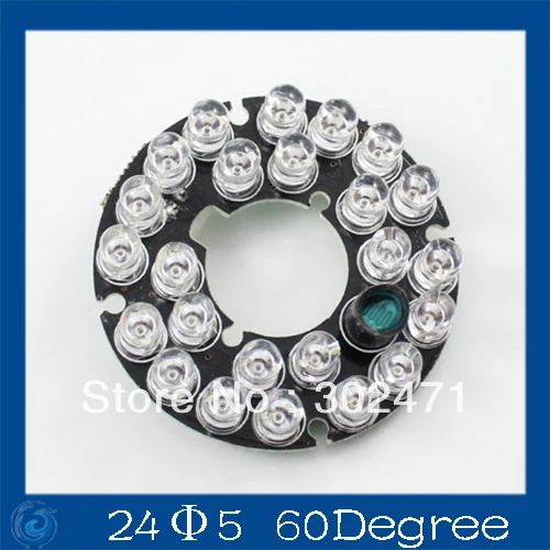 

850nm 24F 5mm Infrared IR Led Board For Camera 60 Degree Bulb