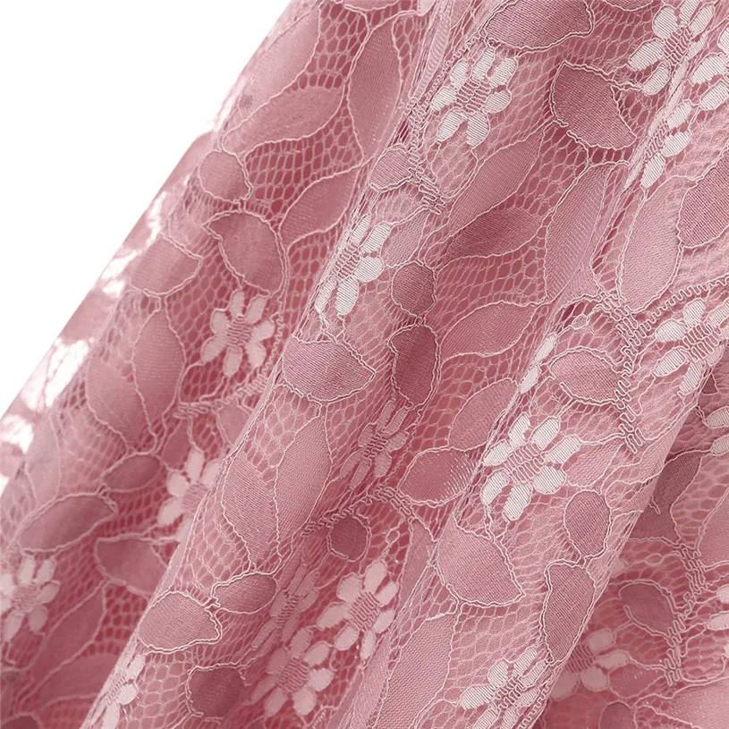 A line Dress Women Vintage Sexy Princess Floral Lace Solid Party Dresses Vestidos Verano 2018 Wholesales 40AT27 | Женская одежда