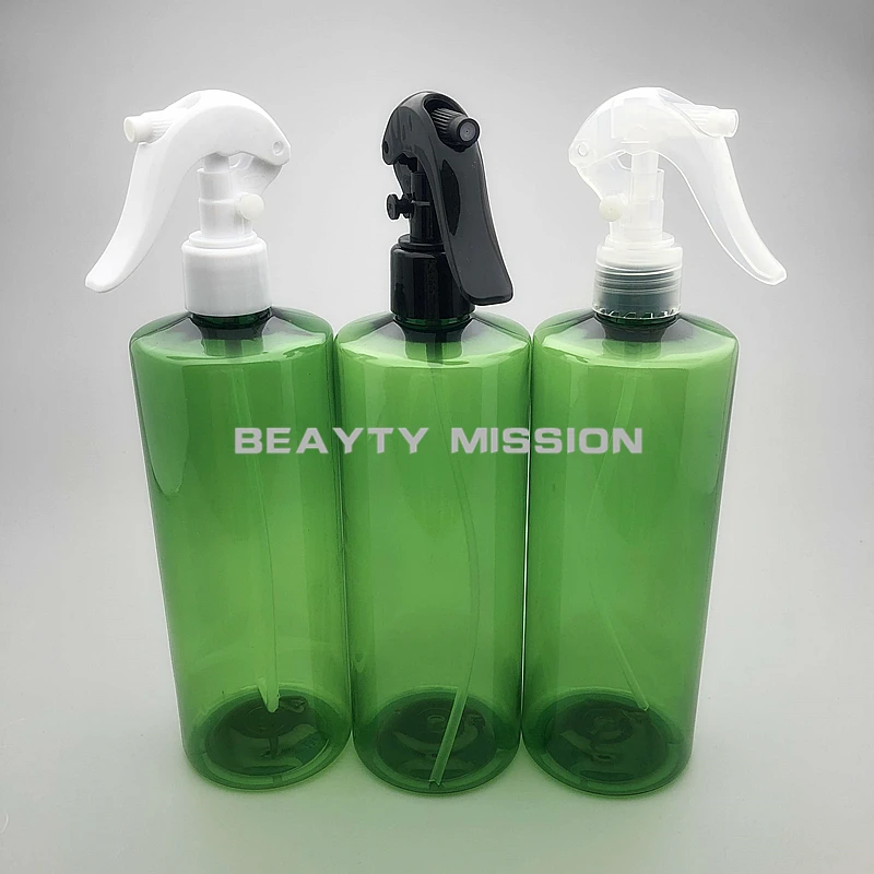 

Beauty Mission 500 мл 12 шт./лот зеленый пустые цветы, парикмахерский водяной распылитель, инструмент для салона волос, пластиковая бутылка-спрей