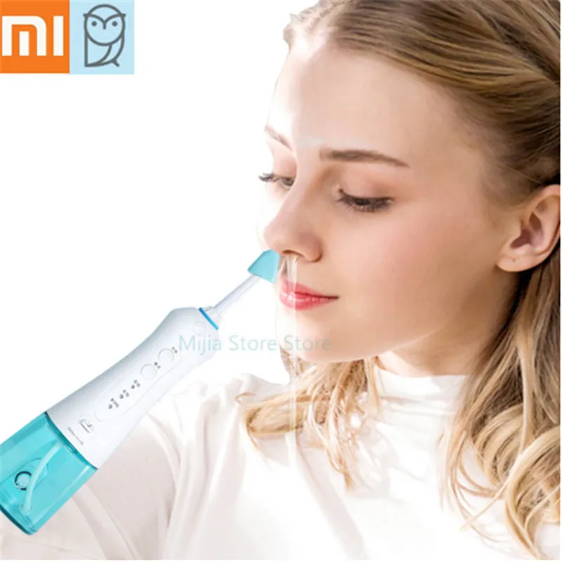 Xiaomi Miaomiaoce Электрический носовой ирригатор моющий 360 градусов вращение чистый нос