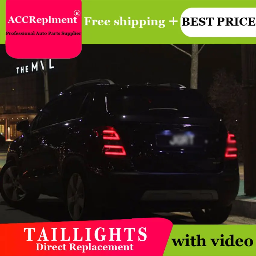 2PCS Car Styling for Chevrolet Trax Taillights 2014-2019 LED Tail Lamp+Turn Signal+Brake+Reverse light | Автомобили и мотоциклы