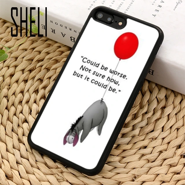 SHELI donkey art Eeyore чехол для телефона iPhone 5 6 6s 7 8 plus 11 pro X XR XS max Samsung S6 S7 edge S8 S9 S10 |
