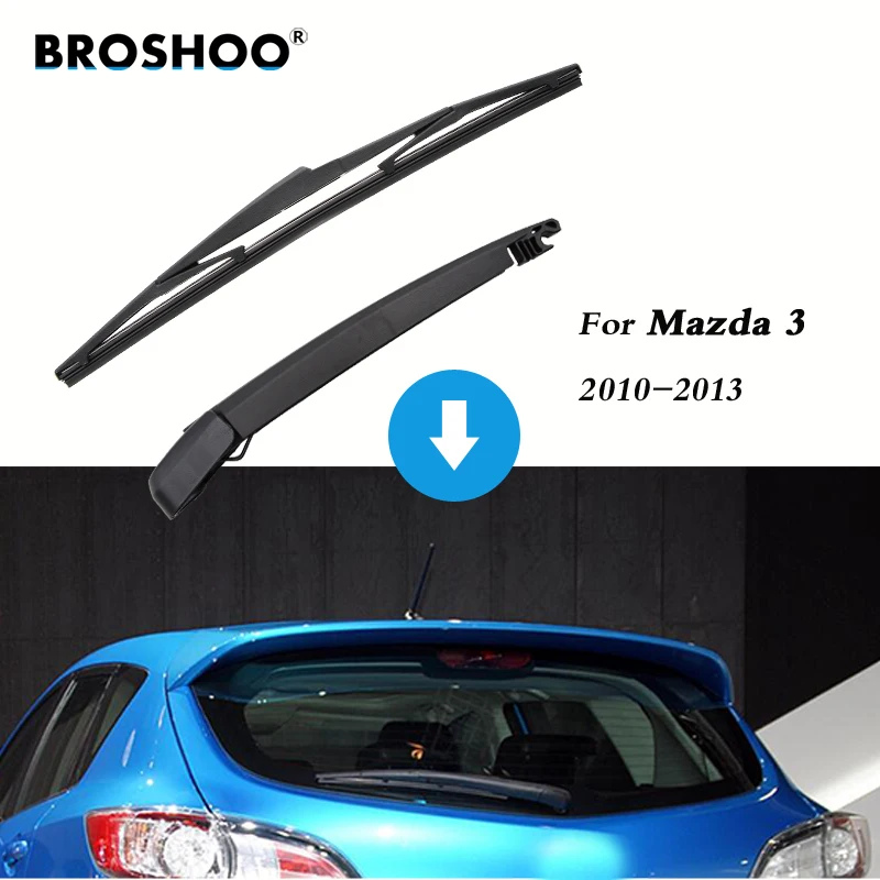 Щетки стеклоочистителя BROSHOO для Mazda 3 Hatchback (2010 2013) 355 мм|rear wiper blade|windscreen wiperwindscreen arm |