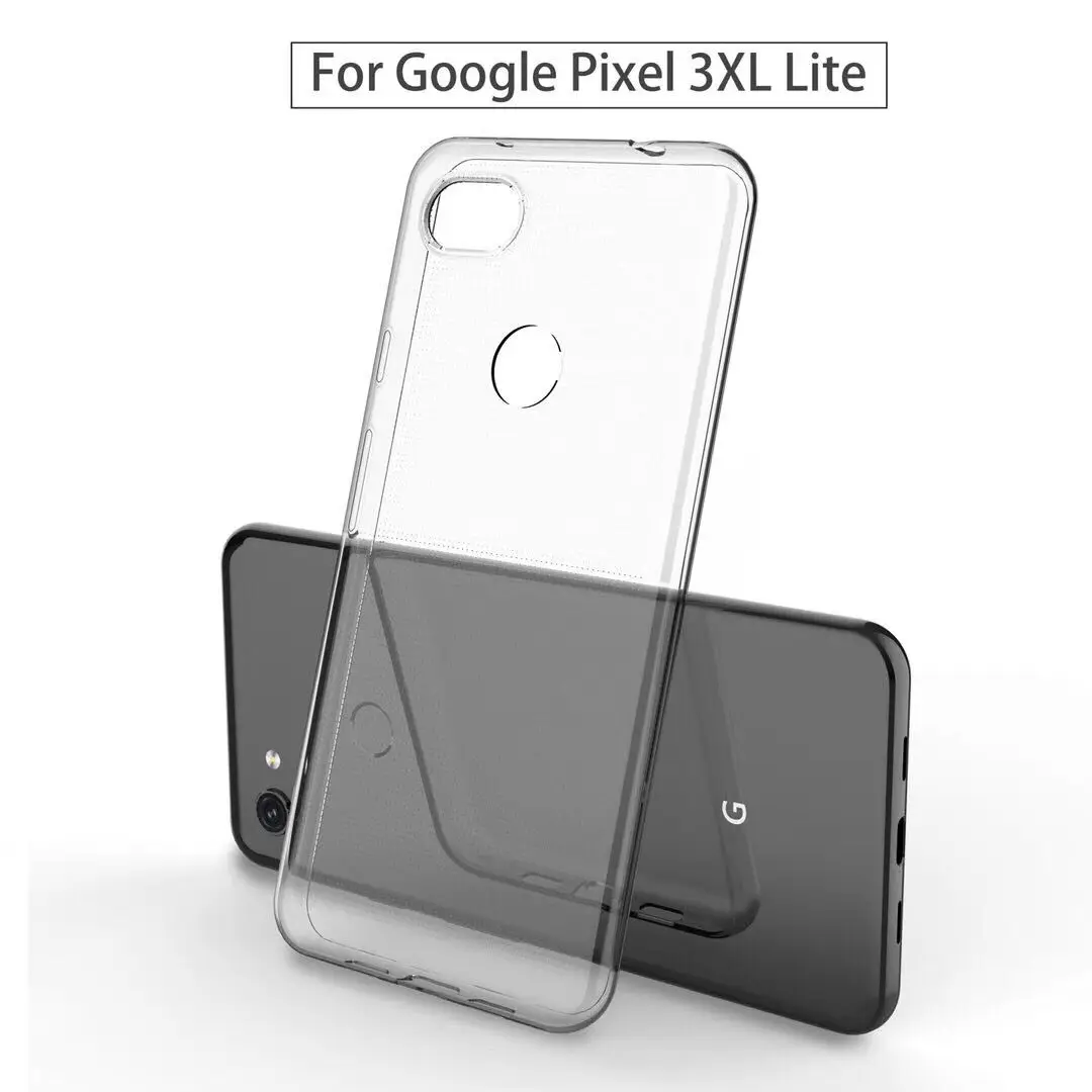 Ультратонкий Прозрачный мягкий ТПУ чехол для Google Pixel 3A XL силиконовый тонкий