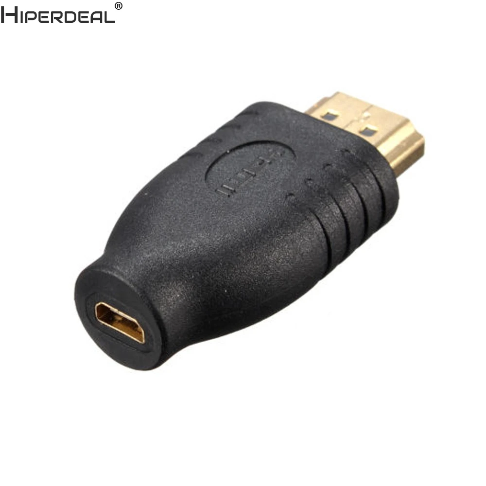 Конвертер HIPERDEAL со штекером типа А на гнездо Micro HDMI стандартный переходник с