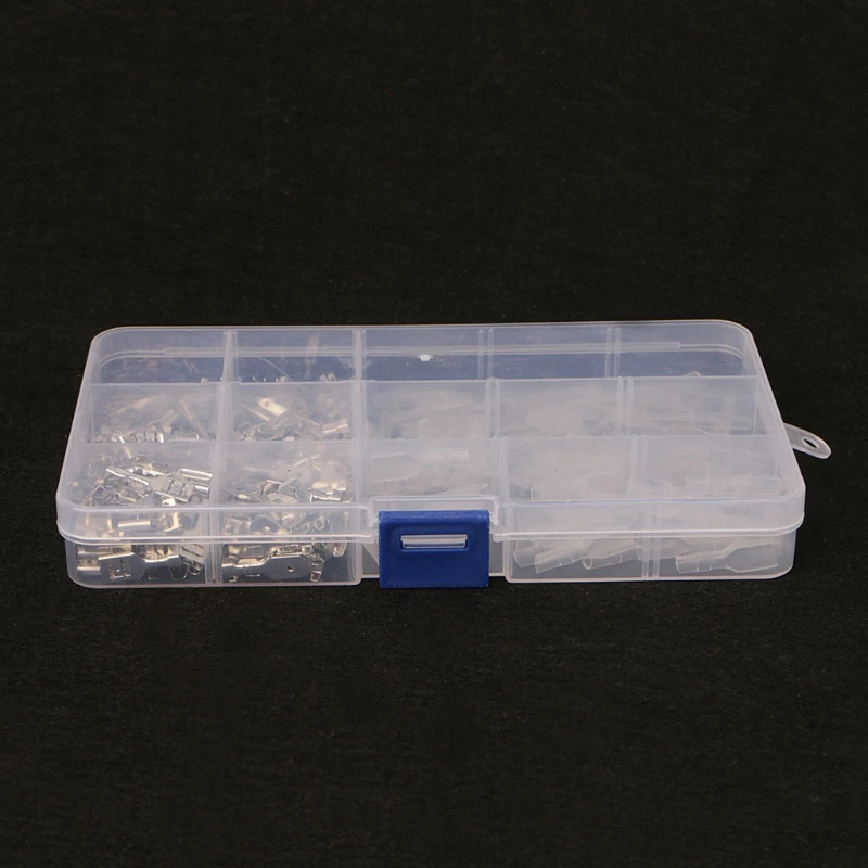 OOTDTY 270Pcs Female &amp Male Spade Connectors Wire Crimp Terminals Set 2.8mm 4.8mm 6.3mm | Обустройство дома