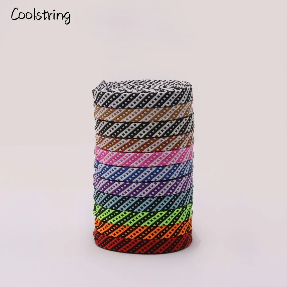 Coolstring 0,7 см уличные тренировочные шнурки для обуви, эксклюзивные Полиэстеровые плоские Саржевые клетчатые теннисные туфли с кружевами, сменные шнурки 60-180