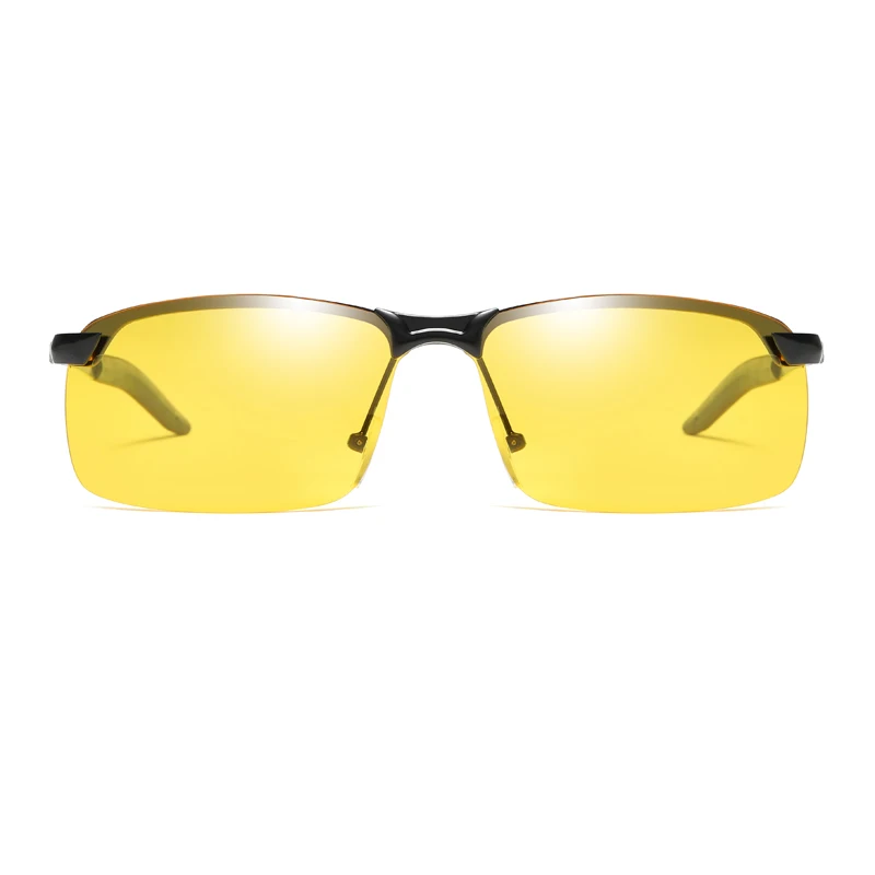 Спортивные мужские солнцезащитные очки Gafas Polarizadas желтые ночного видения для