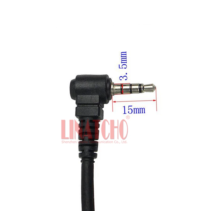1pin 3.5mm  VX-1R VX-2R VX-3R VX-5R VX-160 VX-180 walkie talkie ear bar mic earphone