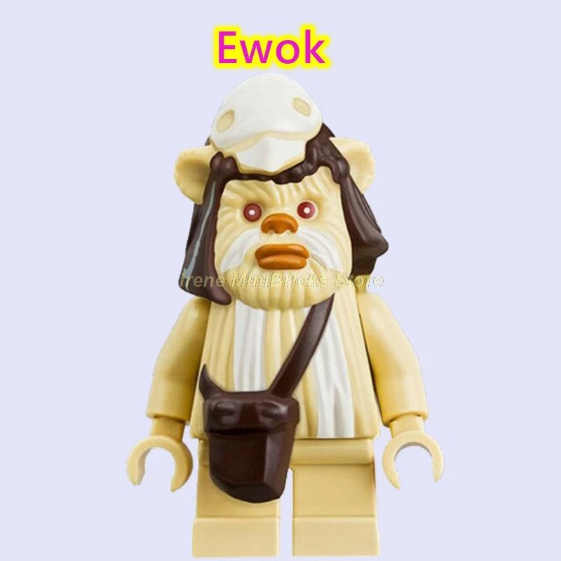 Ewok Звездные войны, клон, штурмовик, Ewok Jabba Han Solo Leia, принцесса Дарт Вейдер, Звездные войны, игрушки для детей, строительные блоки, Звездные войны - Цвет: Ewok