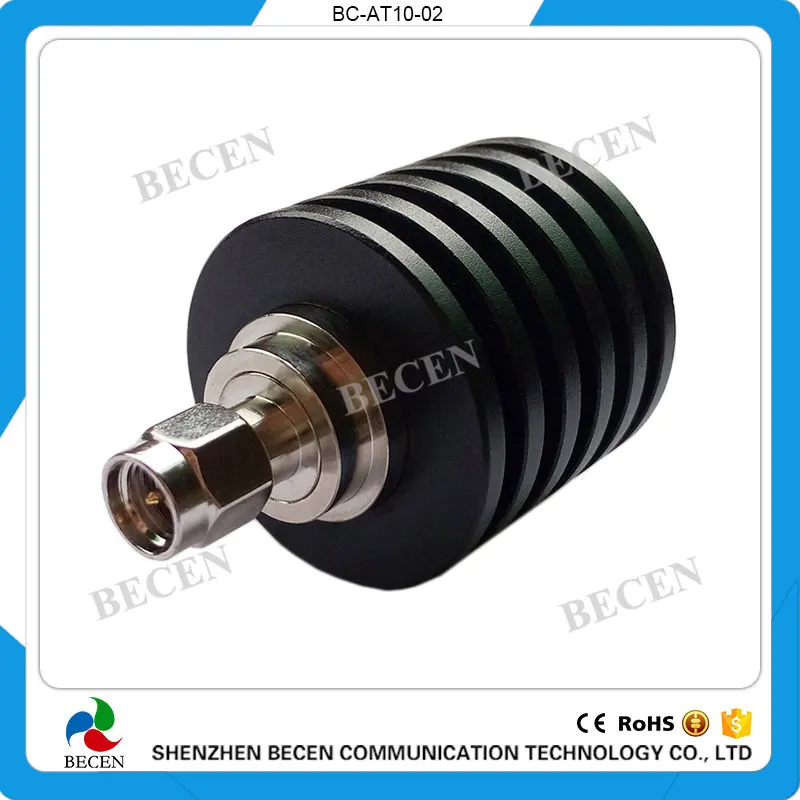 BECEN 10W SMA JK РЧ аттенюатор штекер гнездо DC 3GHZ 1db 2db 3db 5db 6db 10db 15db 20db 30db 40db|attenuator 6db|attenuator